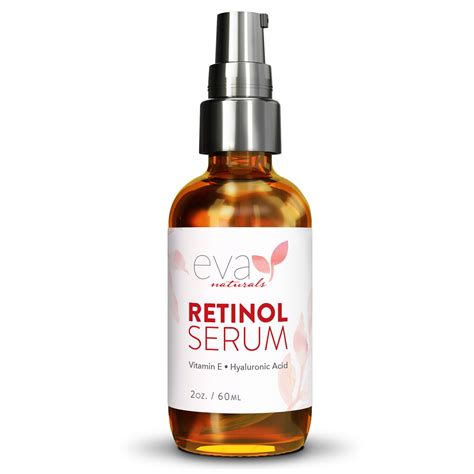 Buy Eva Naturals Retinol Serum Vitamin A Anti-Aging Skin Firming Clear ...
