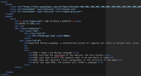 Image result for Sample HTML Code for Website