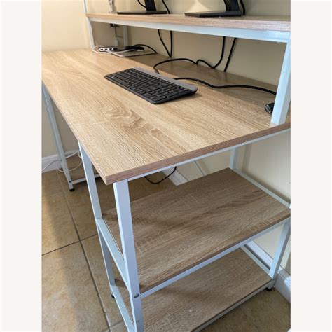 Image result for Wood Computer Desk