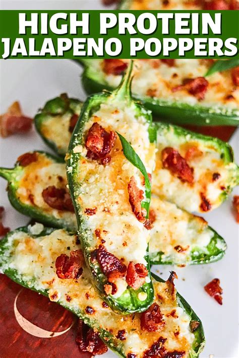 High Protein Jalapeno Poppers - healthier and delicious appetizer ...