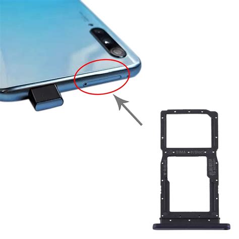 SIM Card Holder Tray For Huawei Y9s : Black – Shockware.in