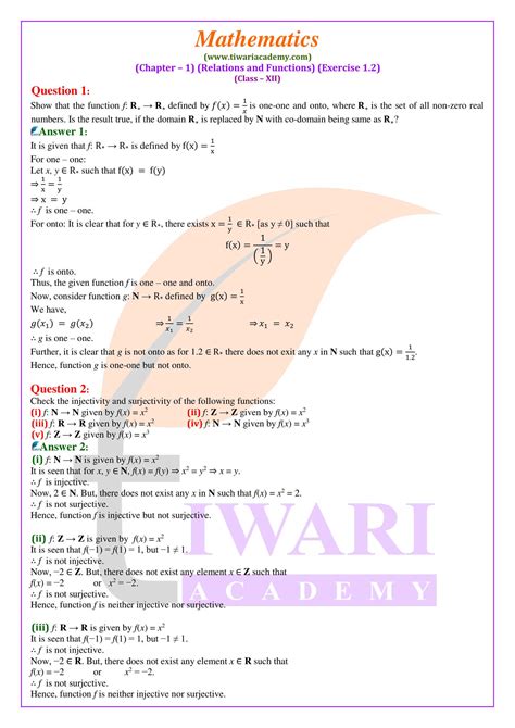 Maths 2 Class 12th Chapter 1 的图像结果