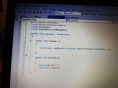 Image result for Option Menu Tutorial in Unity