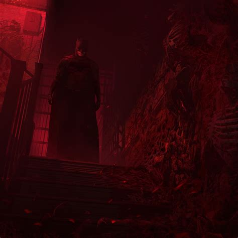 2048x2048 Batman Darkest Night Stairway 4k Ipad Air ,HD 4k Wallpapers ...