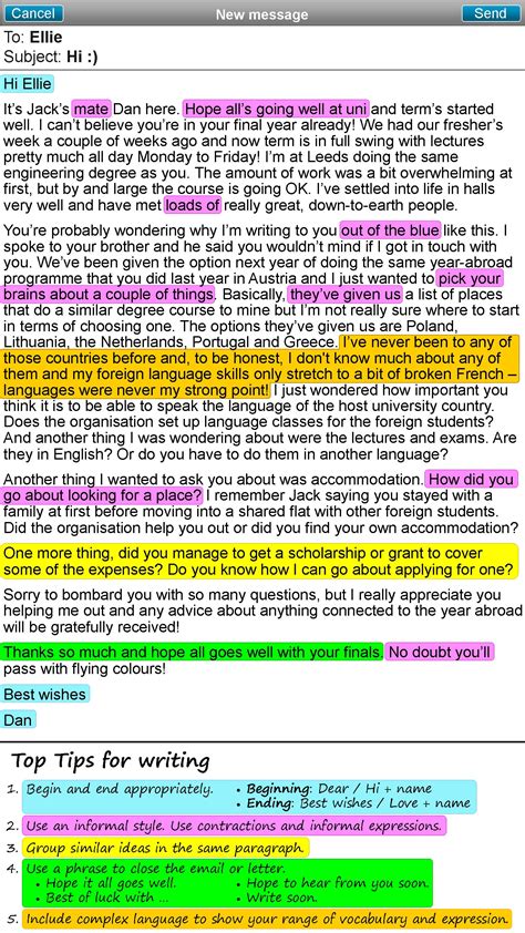 An informal email or letter | LearnEnglish Teens