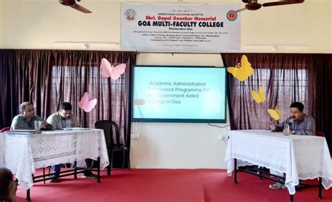 A session on “Academic Administrative Enrichment Programme for the ...