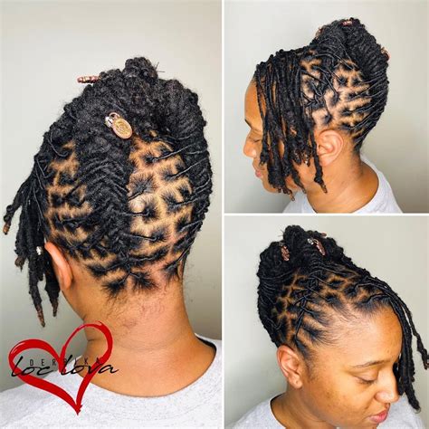 Loc Updo Hairstyles