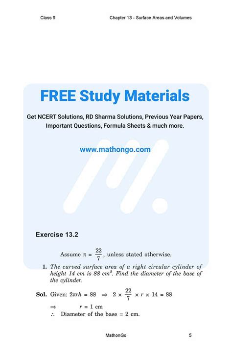 Image result for Class 9 Maths Chapter 13.7