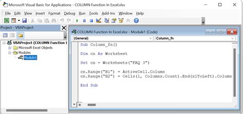 Image result for Excel Column Function