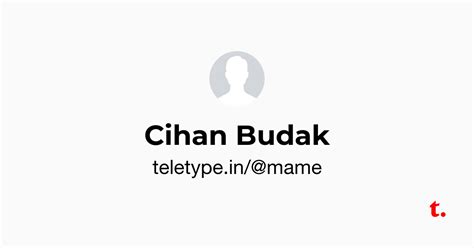 Cihan Budak — Teletype