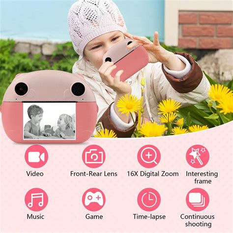 Cámara instantánea de fotos para niños, cámaras instantáneas infantiles ...