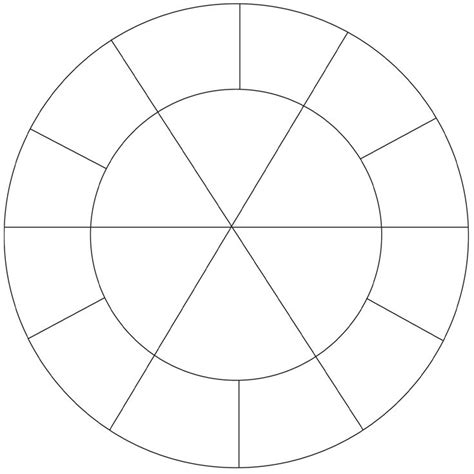 Image result for Basic Color Wheel Printable Template
