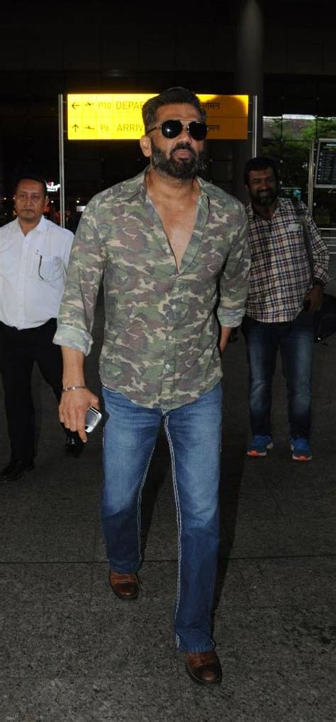 Suniel Shetty Rocking A Camo Shirt Like A Boss, At 56, Is Giving ...