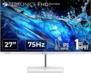 ZEBRONICS 68.58 cm (27 inch) Full HD LED Backlit VA Panel with 300 Nits ...