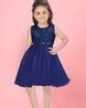 Buy Navy Blue Dresses & Frocks for Girls by AARIKA GIRLS ETHNIC Online ...