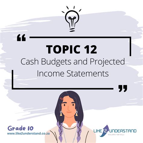 Image result for Projected Income Statement Grade 12