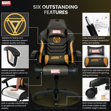 Buy Neo Chair MARVEL Supreme Series Ergonomic High-Back Gaming Chair ...