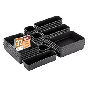 Kuber Industries Set of 32 Multi-Purpose Makeup Drawer Organisers Set ...