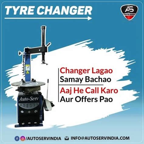 Tyre Changer Machine - Semi Automatic Tyre Changer Machine Service ...