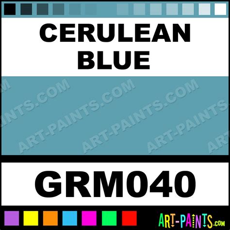 Cerulean Blue Max Oil Paints - GRM040 - Cerulean Blue Paint, Cerulean ...
