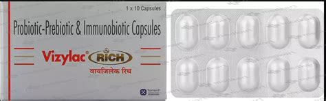 VIZYLAC RICH CAPSULE 10'S : View Price, Combination and Alternatives ...