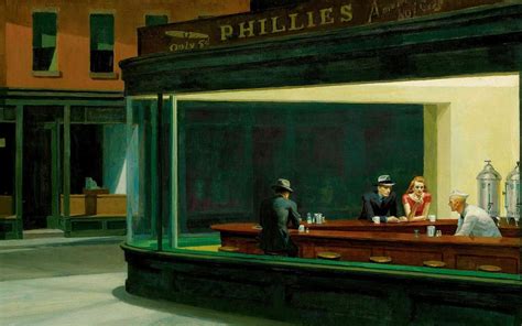 Night Hawks | Edward hopper, Farben und tapeten, Amerikanische kunst