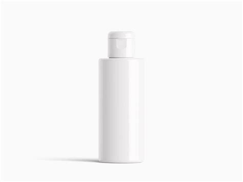 Small Flip-Top Cosmetic Bottle Mockup Set