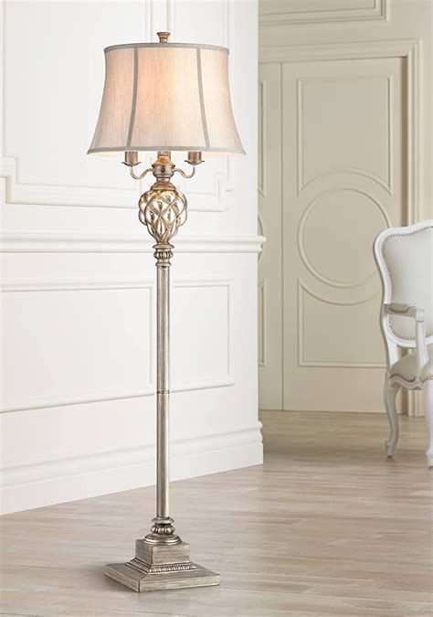 Traditional Wood Floor Lamps