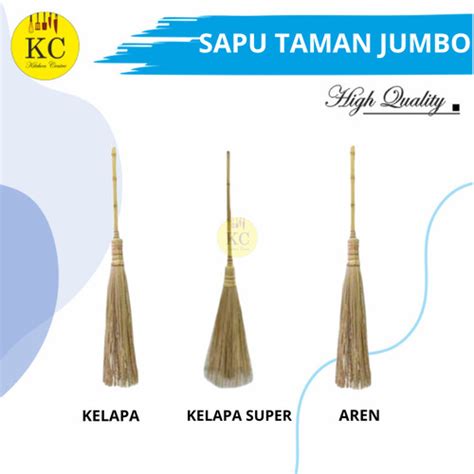 Jual Sapu Lidi Taman Jumbo Sapu Lidi Tangkai Sapu Lidi Gagang - sapu ...
