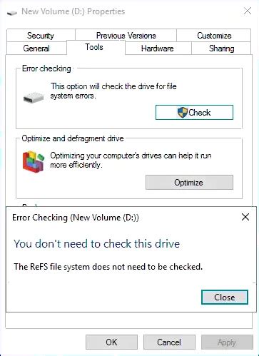 Refs File System 的图像结果