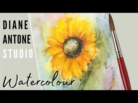 Image result for Watercolour Sunflower Tutorial