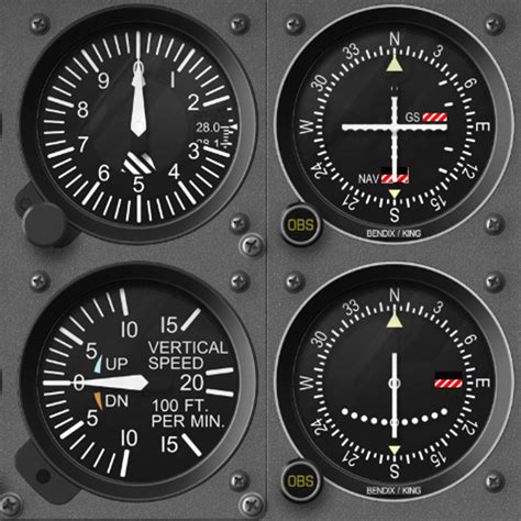 Six pack flight instruments aviation airplane – Artofit