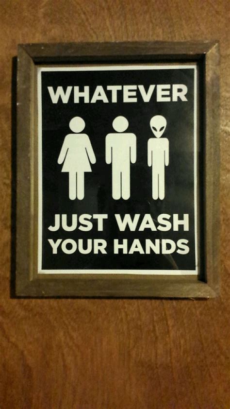 Clever Bathroom Signs