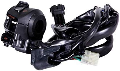 Uno Minda SW-0659AQ Handle BAR Switch- Left Side - 5 PIN Female White ...