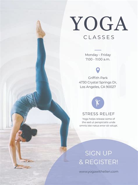 Yoga Class Poster