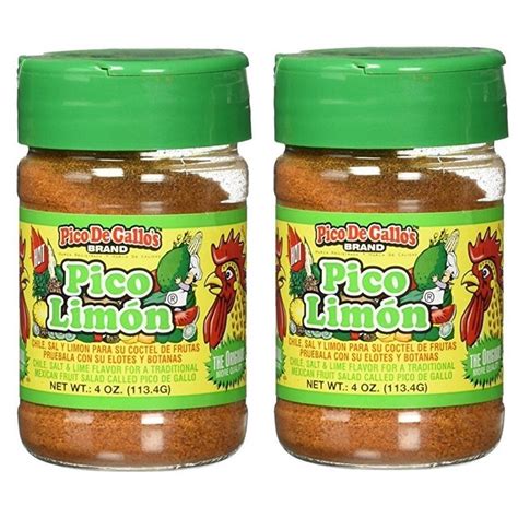2 Botttles Pico De Gallos Hot Chile & Pico Limon Seasoning 4oz Each