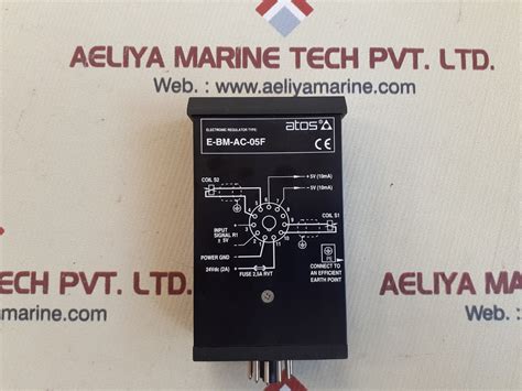Atos e-bm-ac-05f/rr 12 electrical amplifier – Aeliya Marine