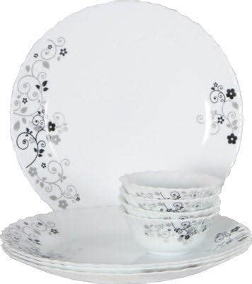 La Opala Diva, Classique Collection, Opal Glass Dinner Set 19 pcs ...