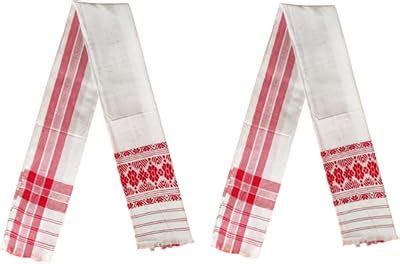 Assamese Handmade & Breathable Pure Cotton Gamucha for Men | Heavy ...