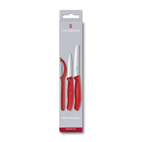 Victorinox Swiss Classic 6.7111.31 3-Peeling Set, Red Price