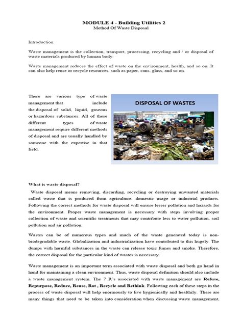 Image result for Methods of Waste Disposal