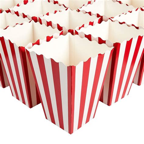 Buy Mini Popcorn Boxes for Movie Night Party (4.25 x 6.18 In, 100 Pack ...