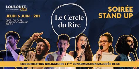 [STAND UP COMEDY] Le Cercle du Rire chez Louloute - Paris 11, Louloute ...