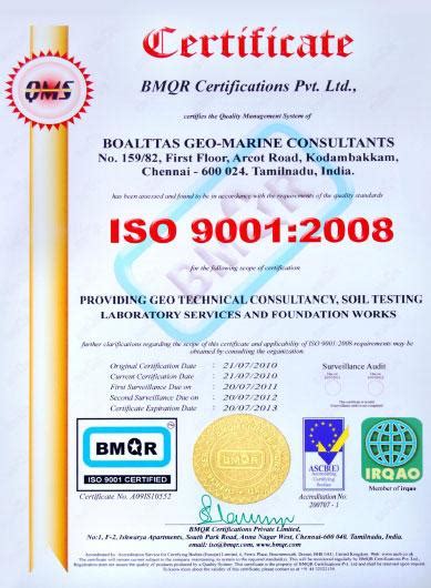 BOALTTAS SOIL REPORTS SOIL TESTING COMPANY CHENNAI TAMILNADU INDIA ...