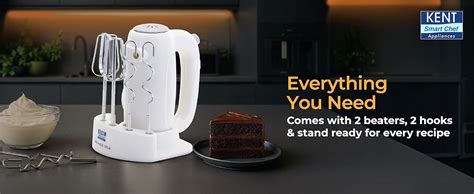 Buy KENT 150W, 5 Speed Control, Copper Motor, Multiple Beaters ...