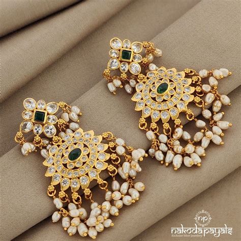 Silver Gold Plated Earrings – Page 15 – Nakoda Payals