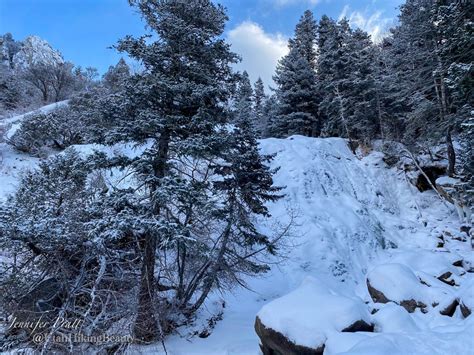 Bells Canyon Waterfall in Winter – Utah Hiking Beauty