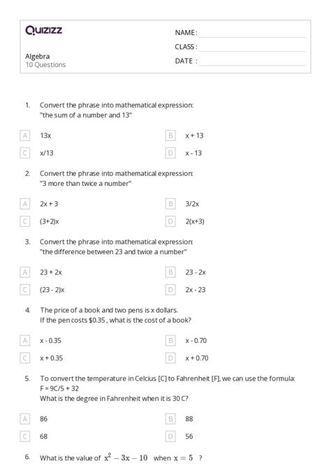 Class 9 Algebra Lab Activity 的图像结果