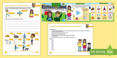 Twinkl Phonics Long Vowel Sounds Level 5 Week 9 Lesson 2