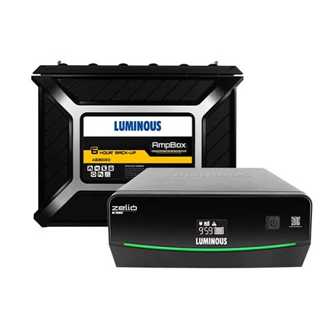Luminous Inverter & Battery Combo for Home, Shop & Office – Zelio M ...